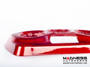 Alfa Romeo 4C Climate Control Cover - Carbon Fiber - Red Candy